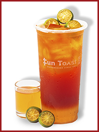 Fresh-Honey lime tea